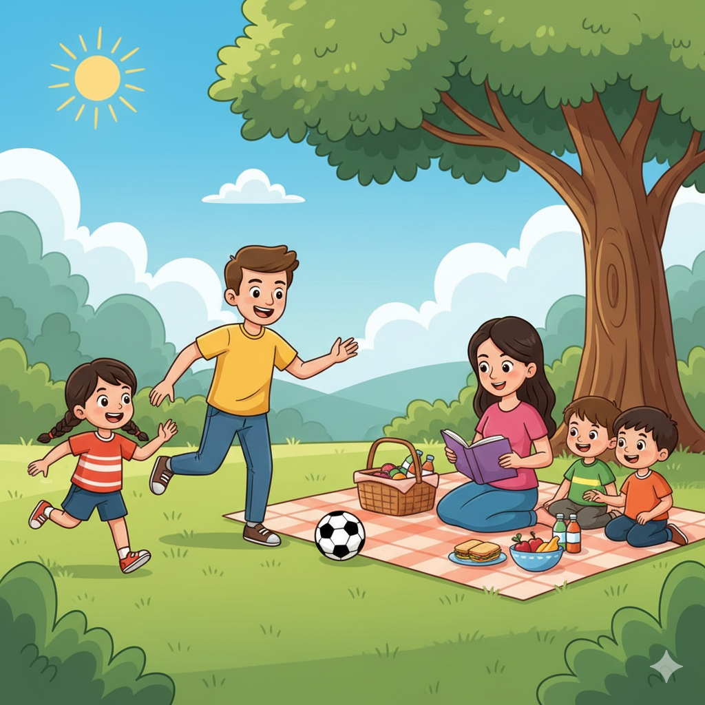 يوم مع عائلتي